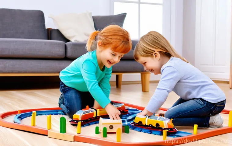 띠띠뽀 캐릭터 상품의 인기 순위 - "A cheerful 6-year-old German boy and a 5-year-old German girl, both wearing comfortable, colorful e...