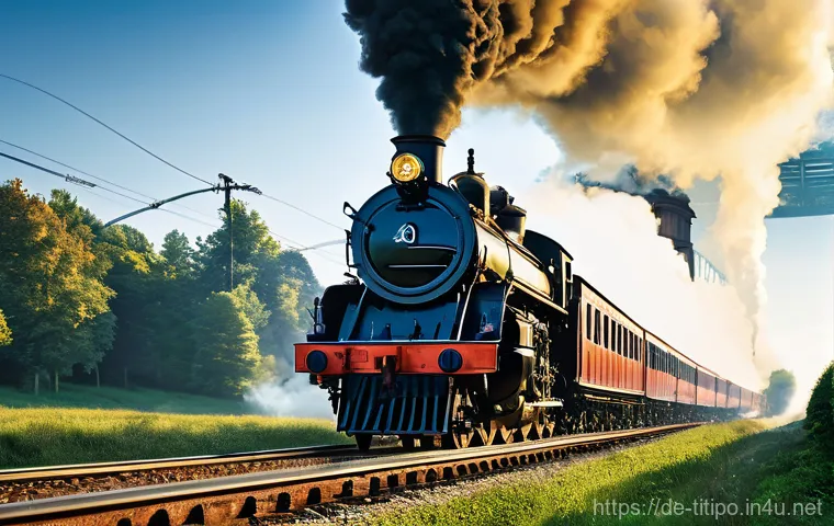 띠띠뽀와 관련된 철도 역사 탐방 - **Prompt: The Inaugural Journey of the "Adler" Steam Locomotive in 1835**
    A vibrant, historicall...