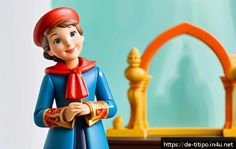 띠띠뽀와 캐릭터 상품의 진화 - A highly detailed collector&rsquo;s figurine from a popular German children&rsquo;s animated series, posed stand...